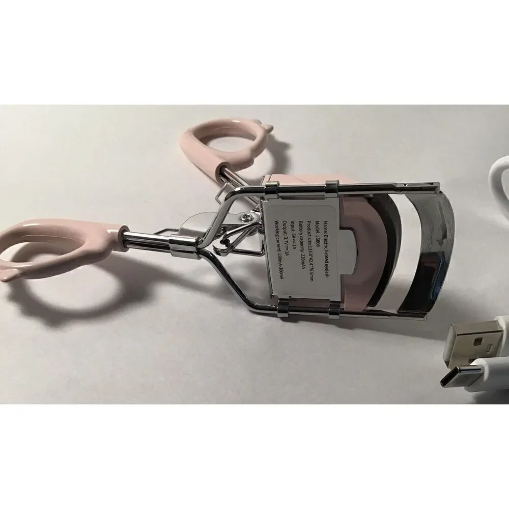 Heated Eyelash Curler USB Quick Charging Pink